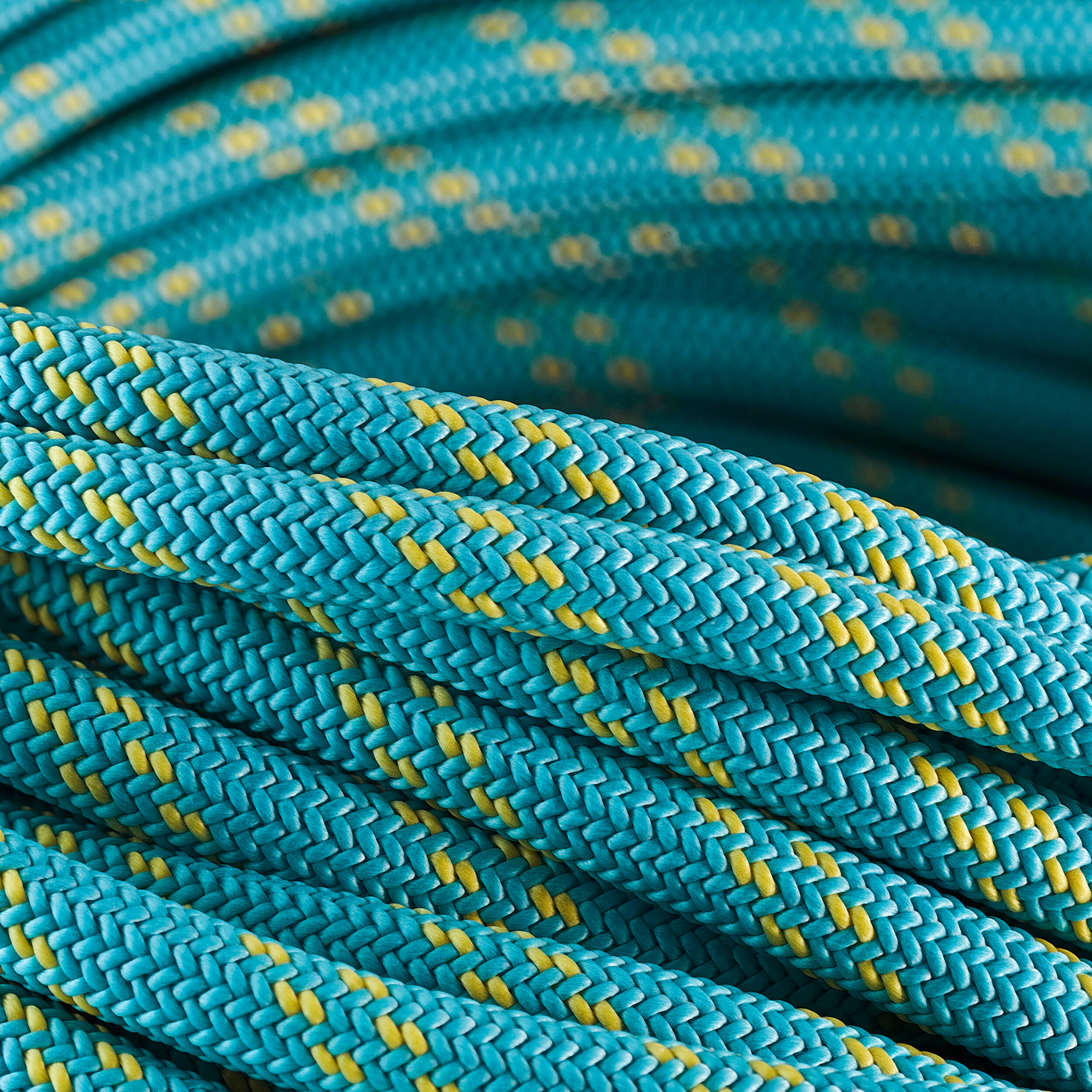 Dubbeltouw voor klimmen en bergsport RAPPEL ICE 7,5 mm x 60 m blauw 2/3