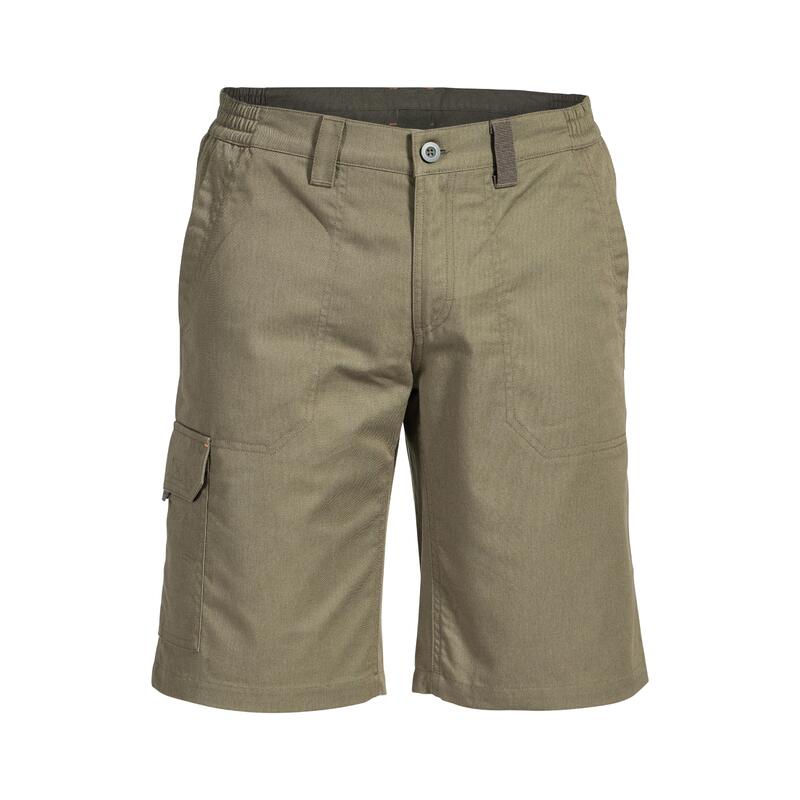 Bermudas Pantalon Corto De Caza Hombre Solognac 100 Verde