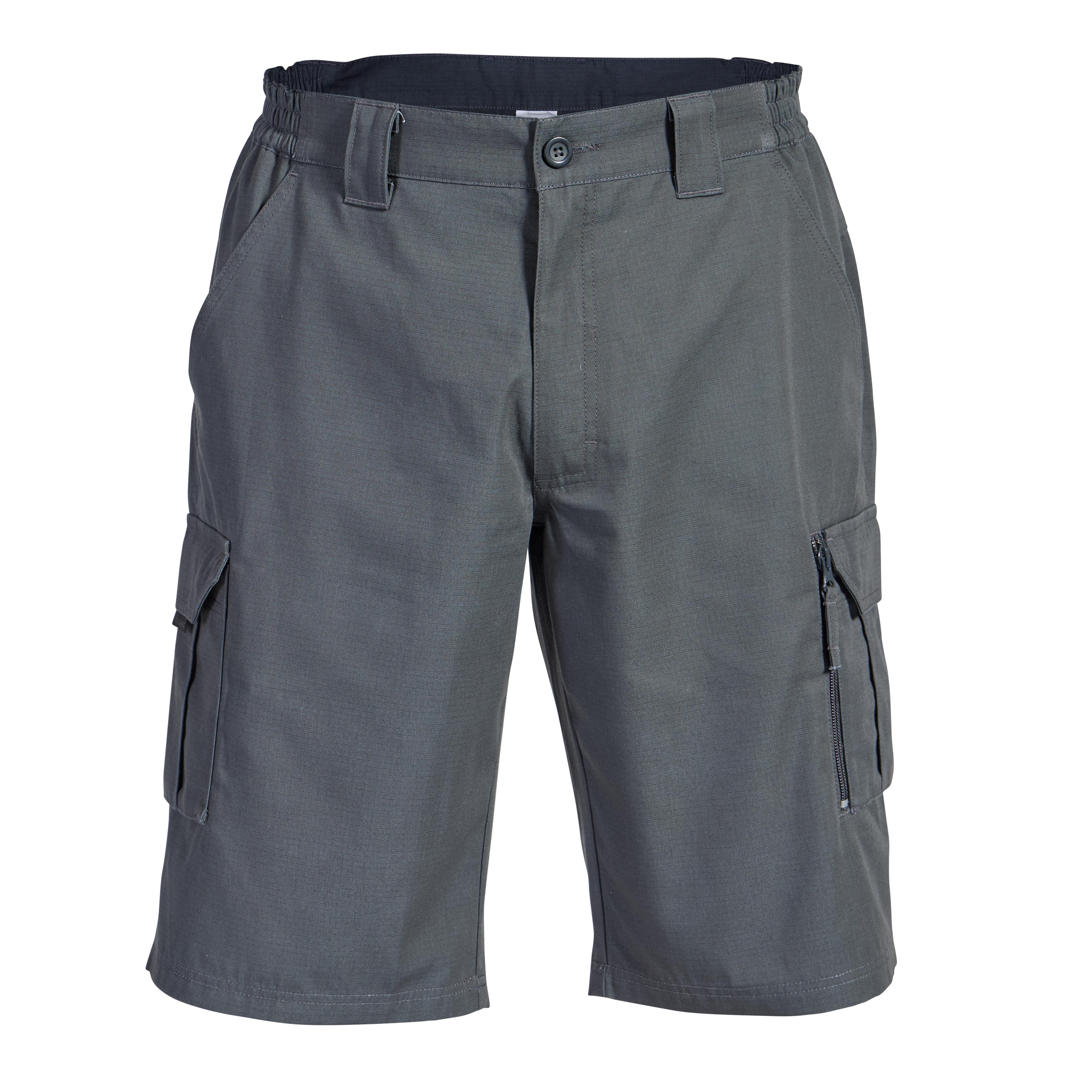Bermuda cargo - 500 gris - SOLOGNAC