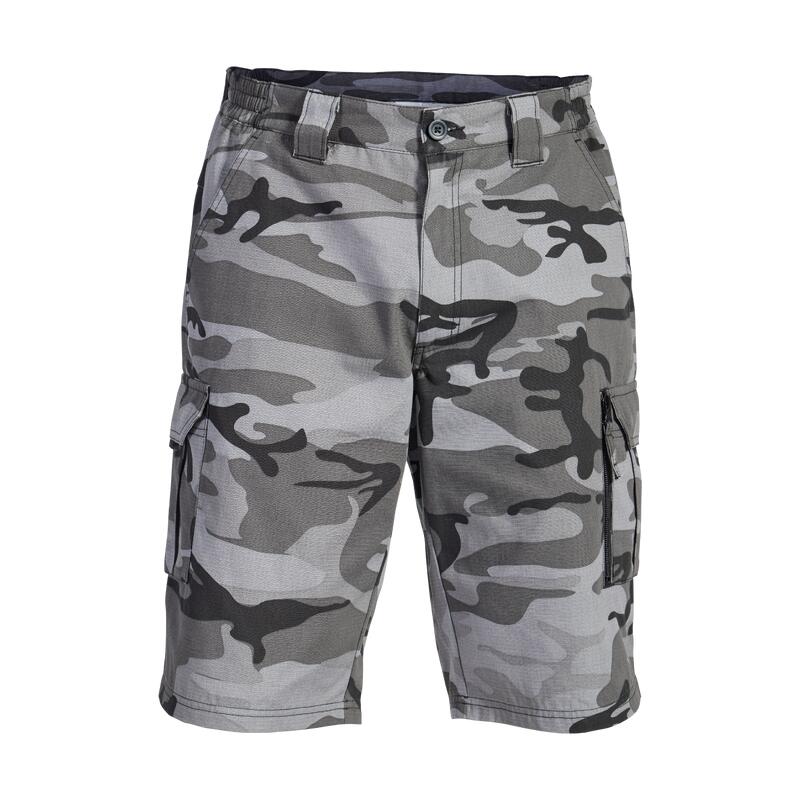 BERMUDE CARGO 500 Camuflaj WOODLAND Negru