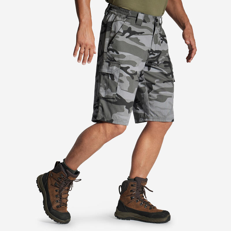 Bermudy outdoor Solognac 500 camo woodland