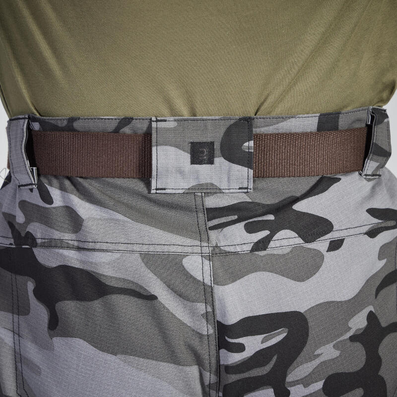 BERMUDE CARGO 500 Camuflaj WOODLAND Negru