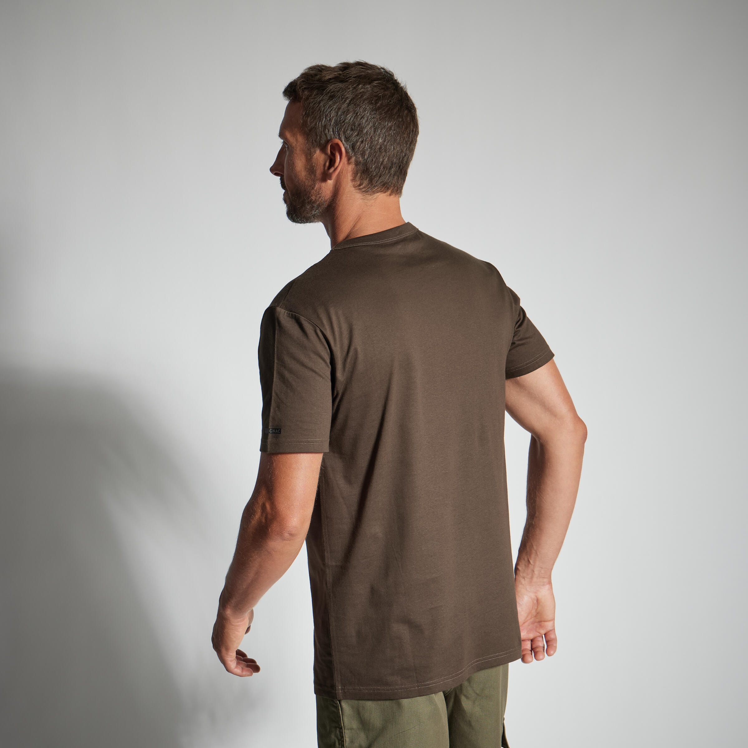 T-Shirt 100 strapazierfähig braun  2/6