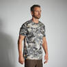 Men Cotton T-Shirt Army Military Camo Print SG-100 - Woodland Grey