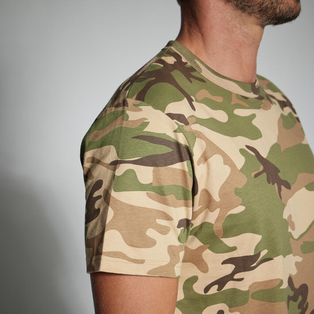 Playera 100 Camuflaje Resistente