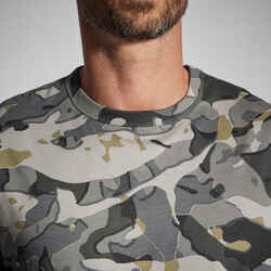 T-SHIRT DURABLE 100 CAMO WOODLAND GREY