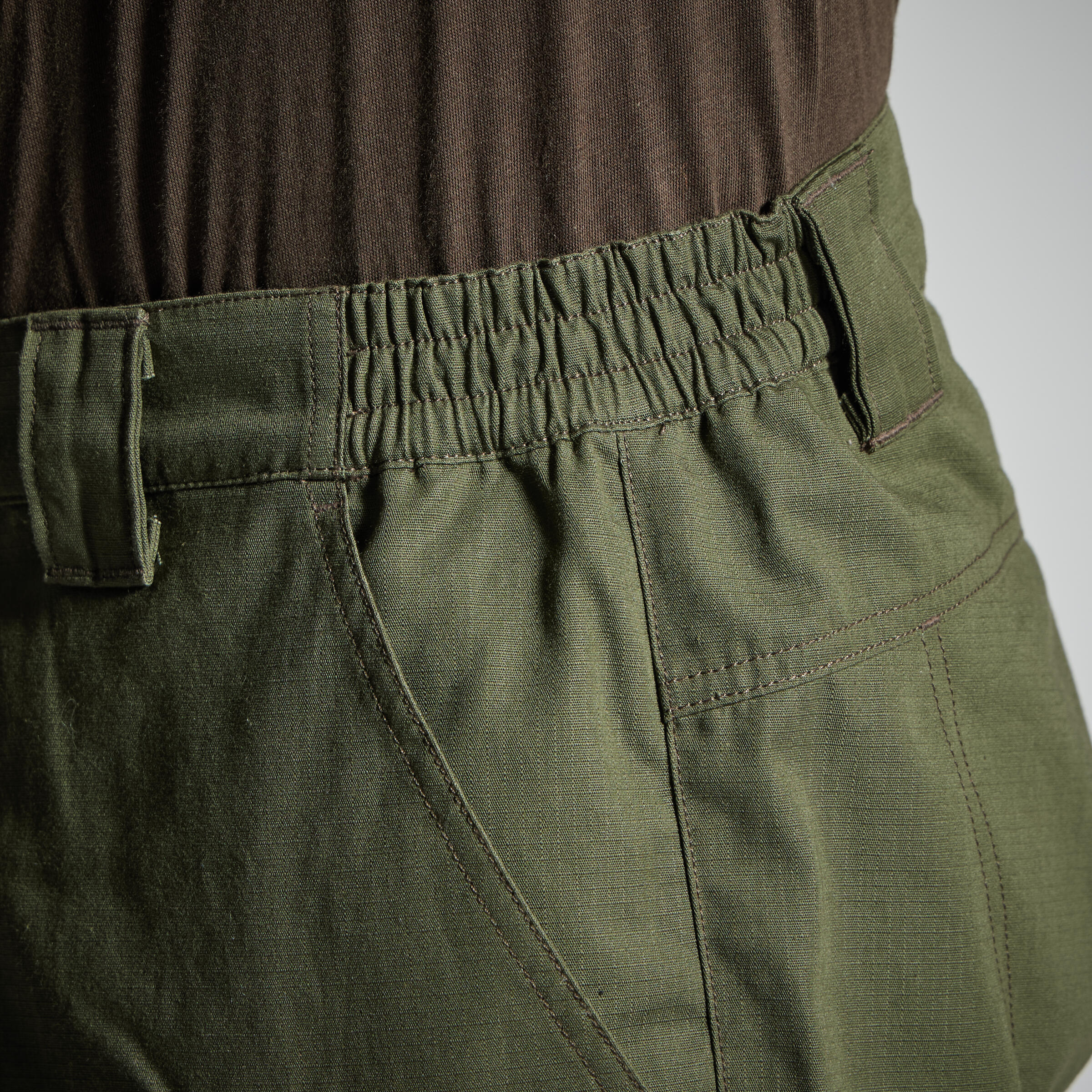 SOLOGNAC Bermudy Cargo 500 zelené 2XL · záber 5