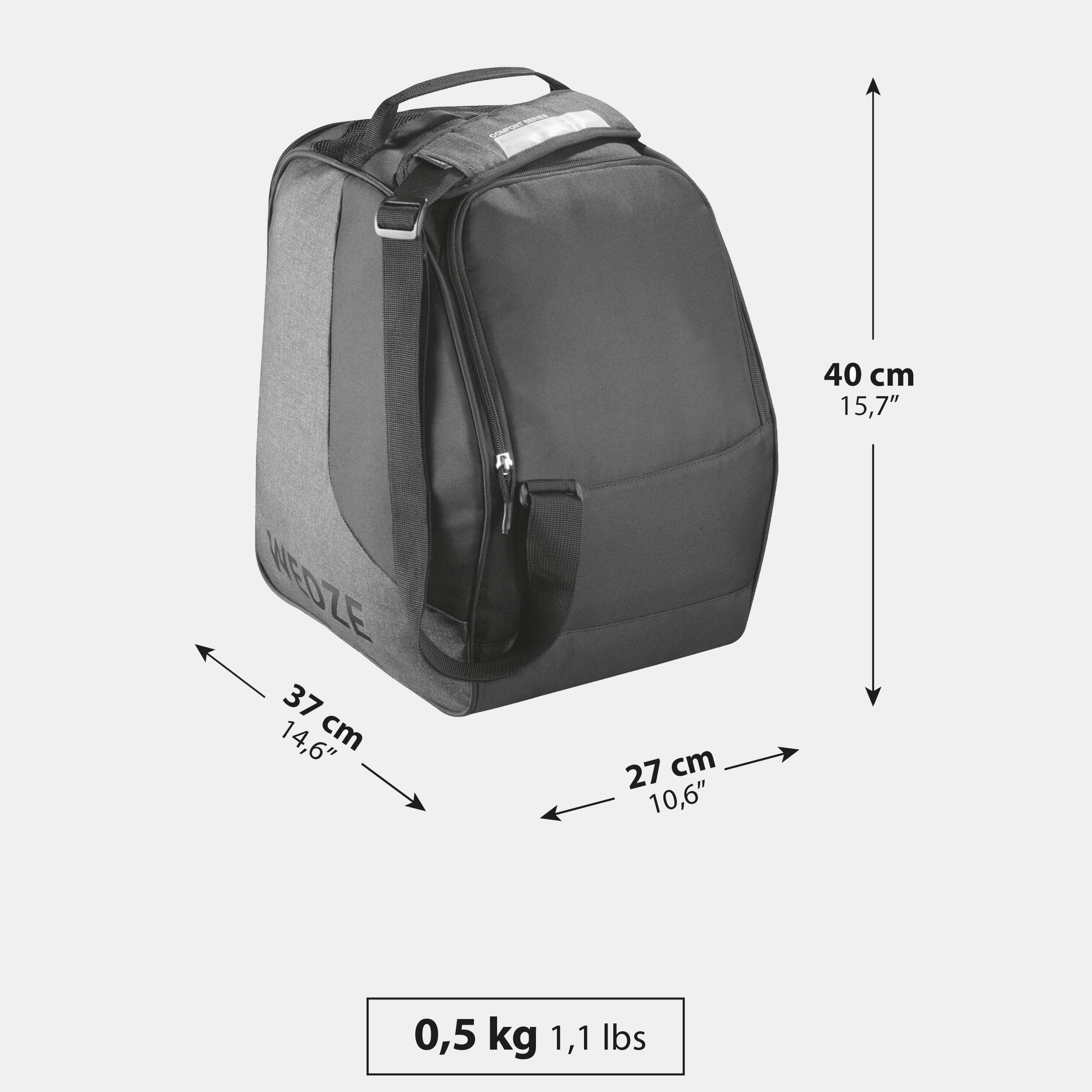 Sacca portascarponi 500 grigio e rossa 9/9