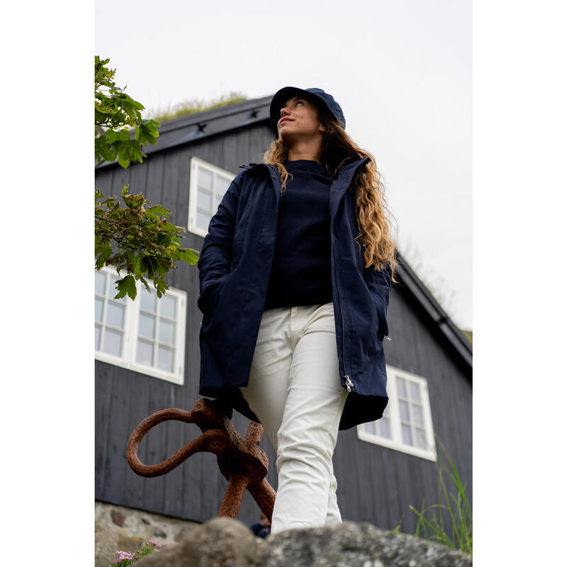 Ciré femme imperméable Sailing 300 Bleu marine