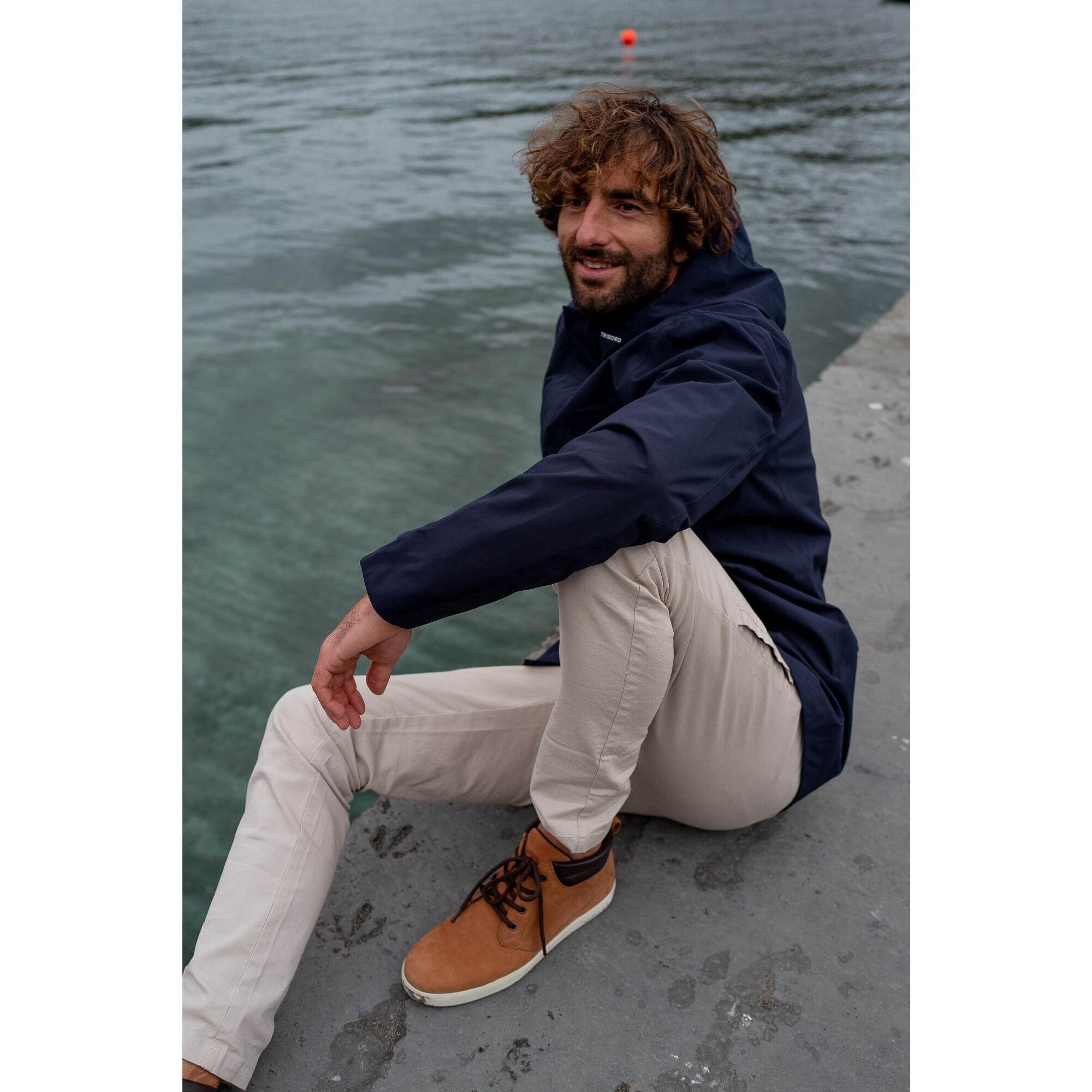 Giacca a vento impermeabile da uomo mackintosh Sailing 300 Navy Blue