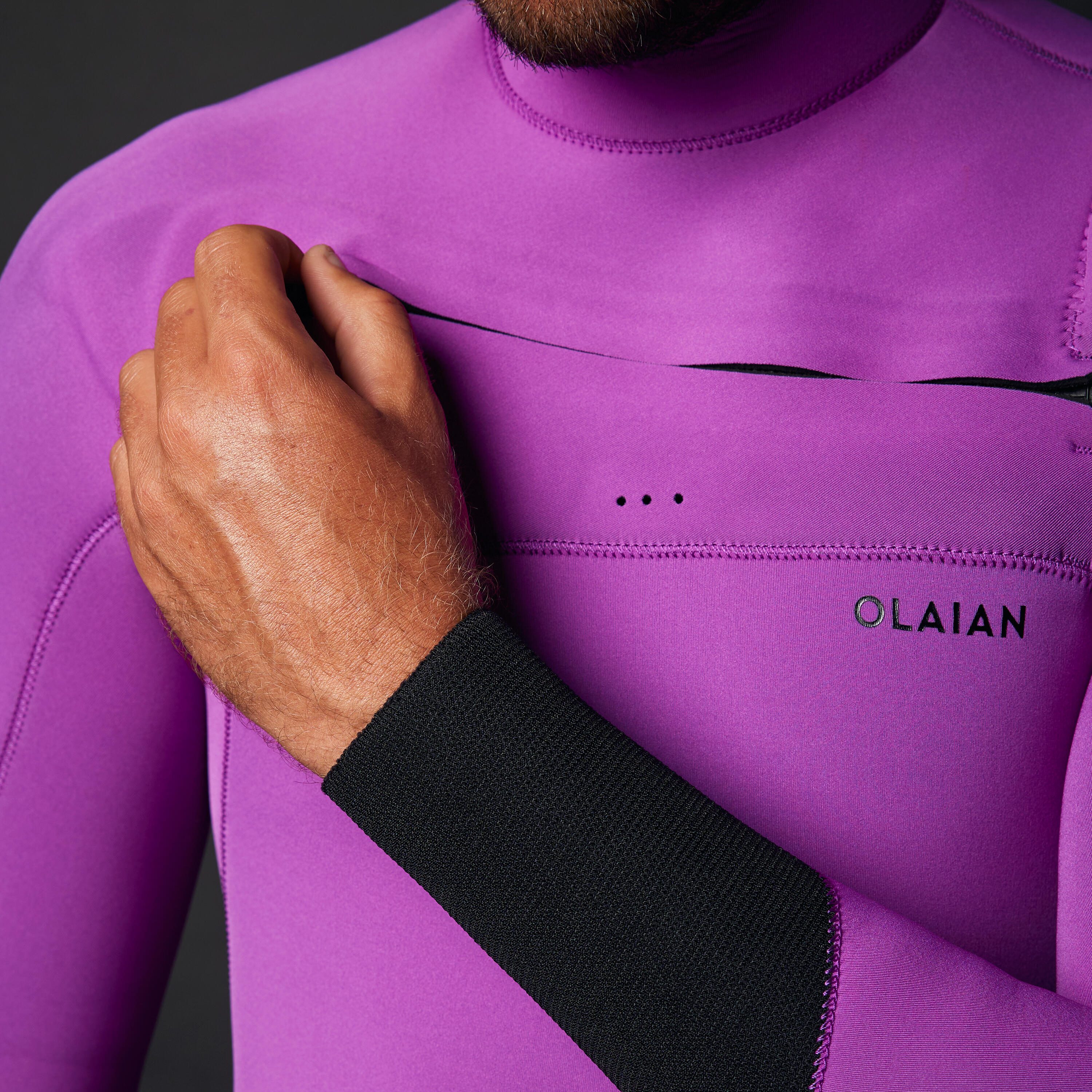 Combinezon surf neopren 4/3 mm 900 Fuchsia Bărbați 12/24