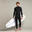 Neopreno surf Hombre agua fría 4/3mm Front Zip 900 negro