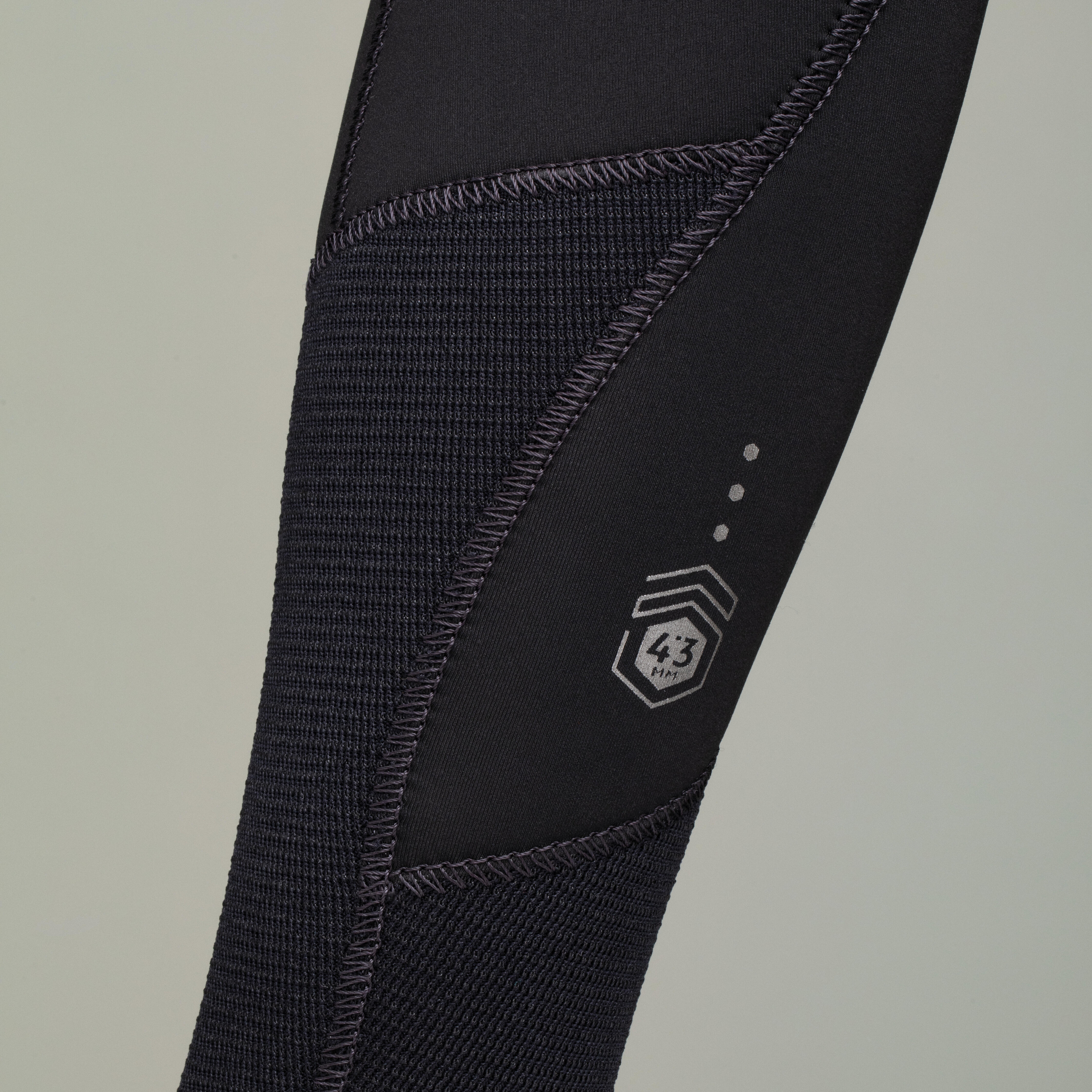 DECATHLON Pánsky neoprén 900 na surf 4/3 mm čierny M · záber 8
