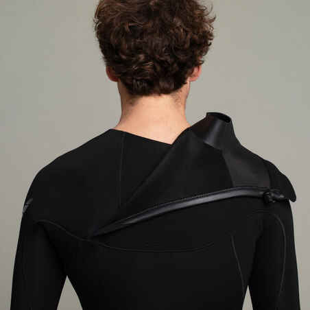 Vyriškas banglentininko kostiumas iš 4/3 mm neopreno „900“, juodas