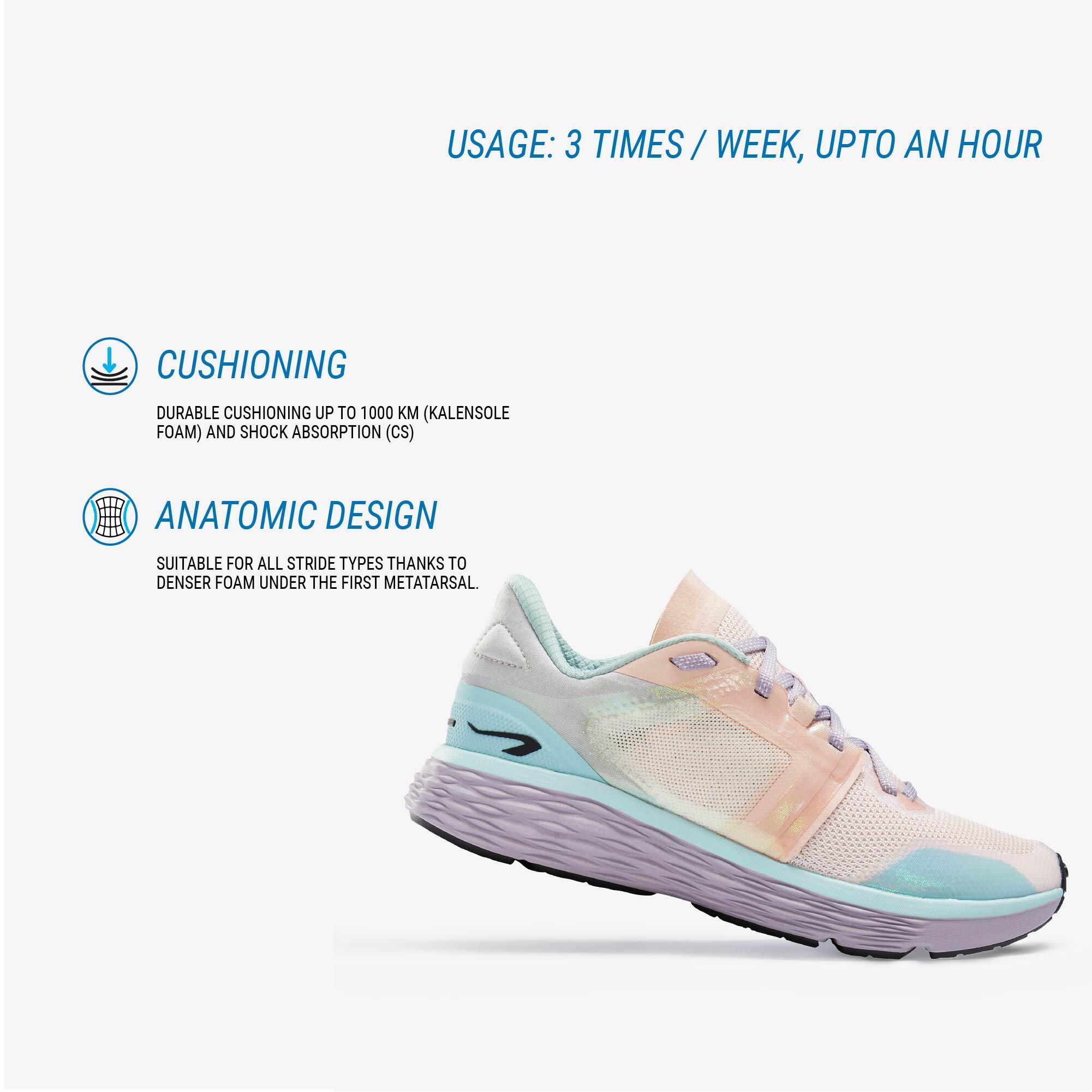 Decathlon Run Comfort Women s Running Shoes pastel mix price in