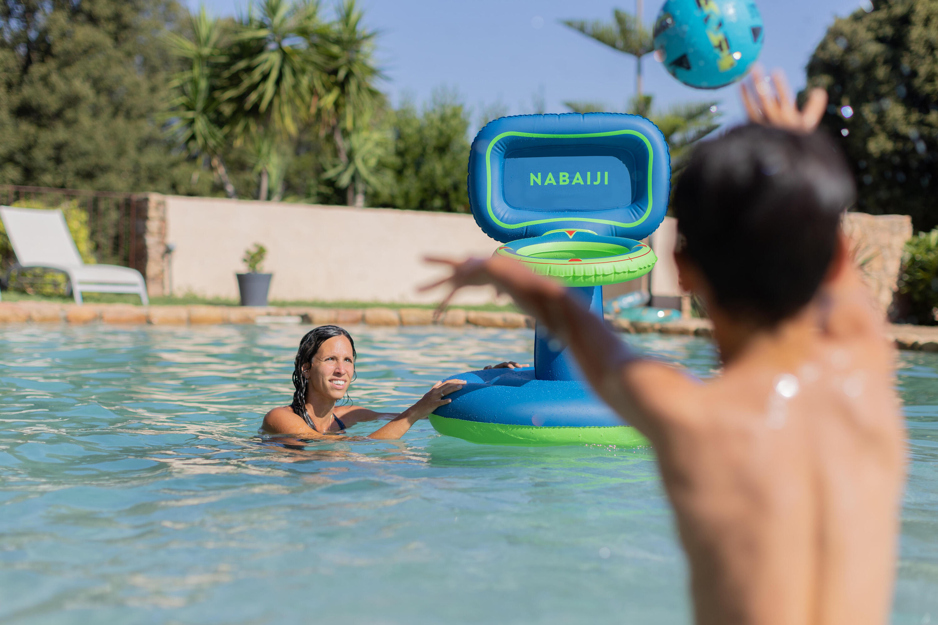 PANIER DE BASKET PISCINE BLEU 10/10