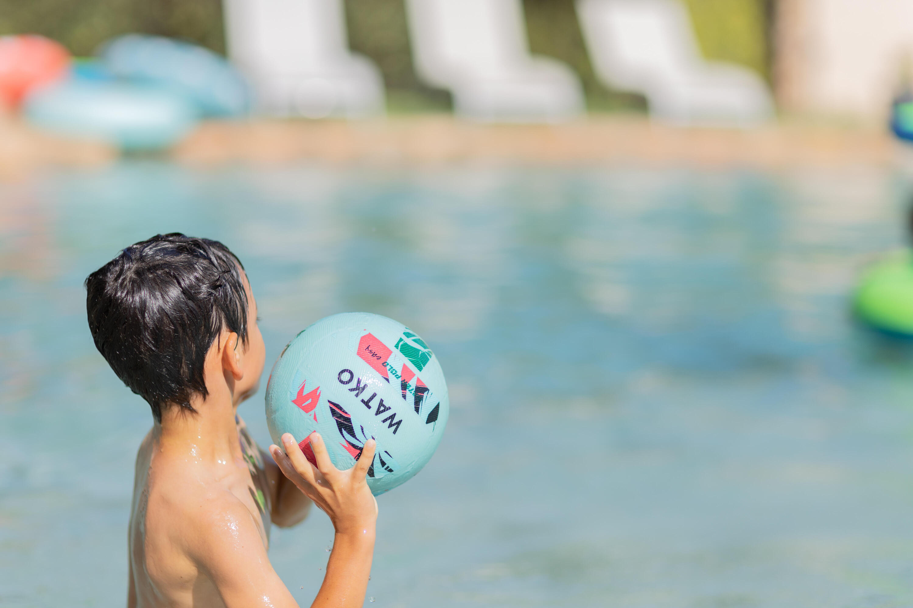 Pallone piscina GRIP GRANDE verde 5/6