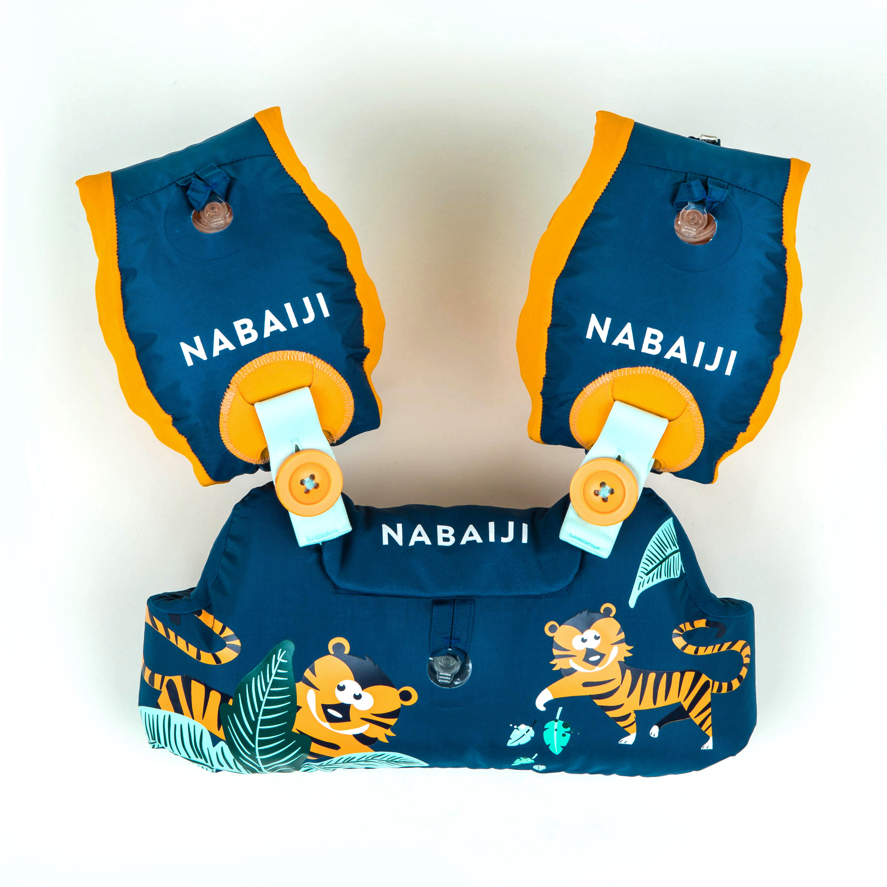 Kids' Swimming Adjustable Pool Armbands-Waistband – Tiswim Blue - NABAIJI