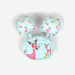 Kids adjustable pool armbands Tiswim 2 Gazelle light green