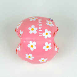 Kids' Swimming armbands with "FLOWERS” print - 11-30 kg