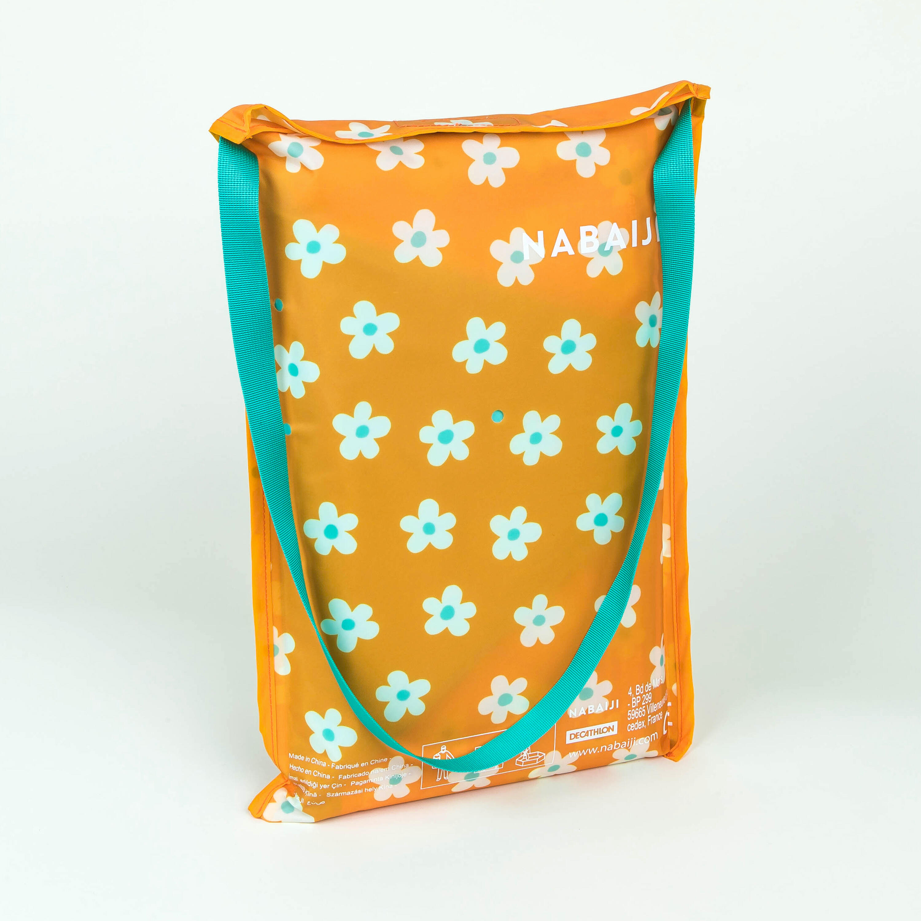 Kid’s Paddling Pool TIDIPOOL 88.5 cm with Waterproof Carry Bag “Flowers” 3/4