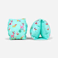 Swimming pool armbands with inner fabric for 15-30 kg kids printed "Gazelle"