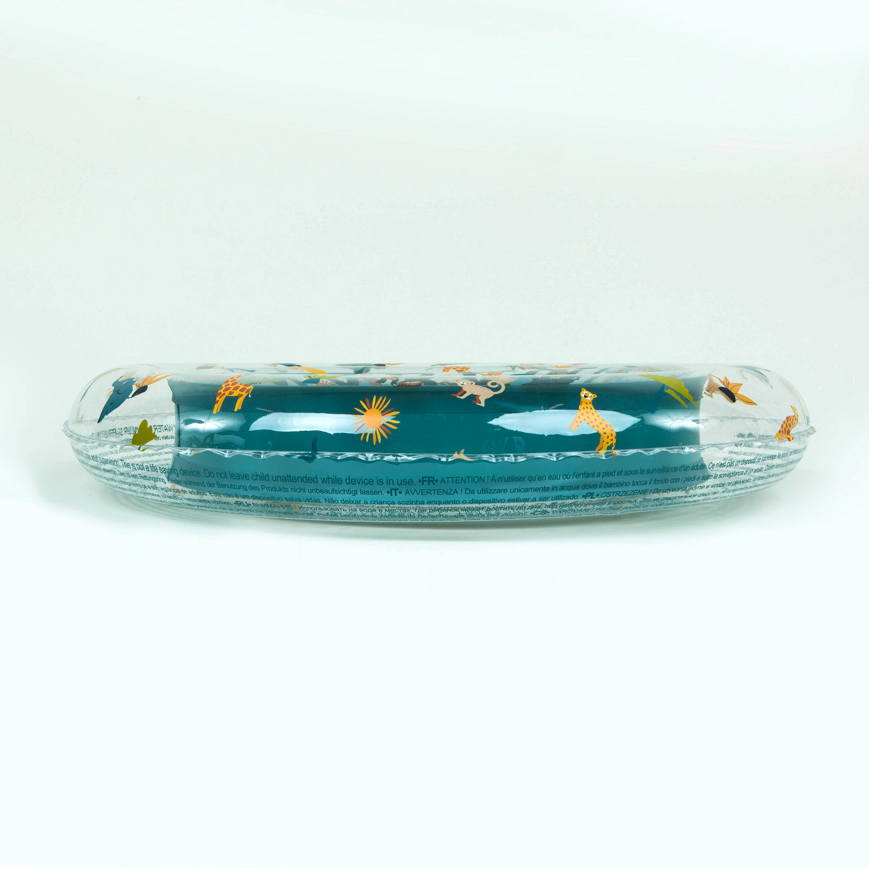 Inflatable Pool Ring 65 cm Comfortable & Durable Savana Transparent -  5