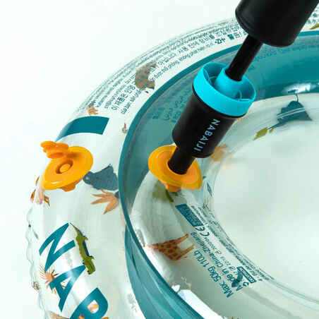 Inflatable pool ring 65 cm Savana transparent