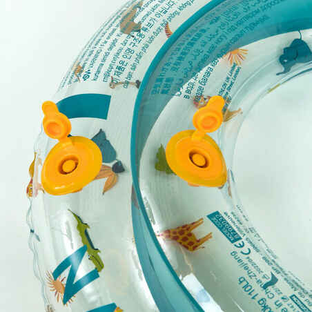 Kids' Inflatable pool ring 65 cm 6- 9 Years Transparent SAVANNAH