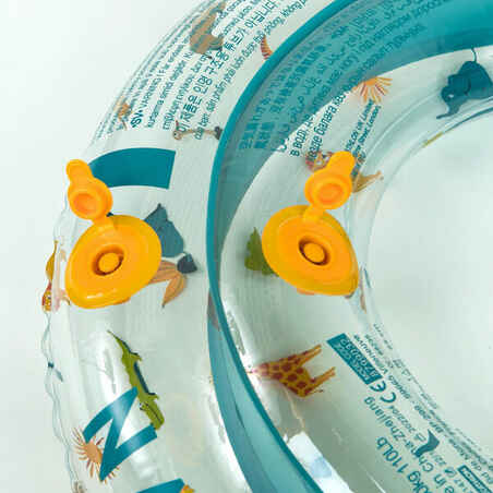 Inflatable pool ring 65 cm Savana transparent