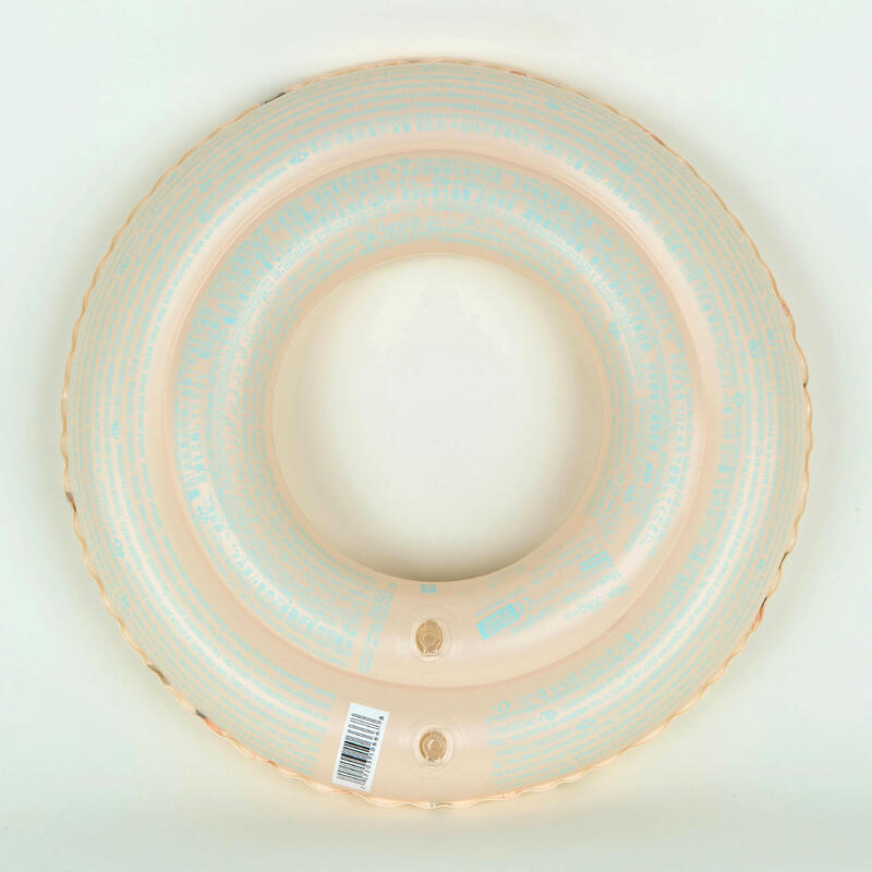 Çocuk Şişme Yüzme Simidi - 51cm - 3/6 Yaş - Bej/Savan Baskılı