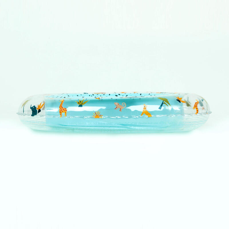 Schwimmring Kinder aufblasbar 51 cm - transparent Savanne 