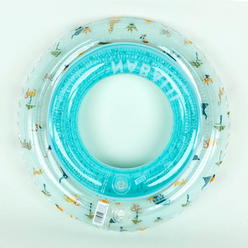 Bouée Piscine Gonflable Transparente 51 cm imprimé SAVANE