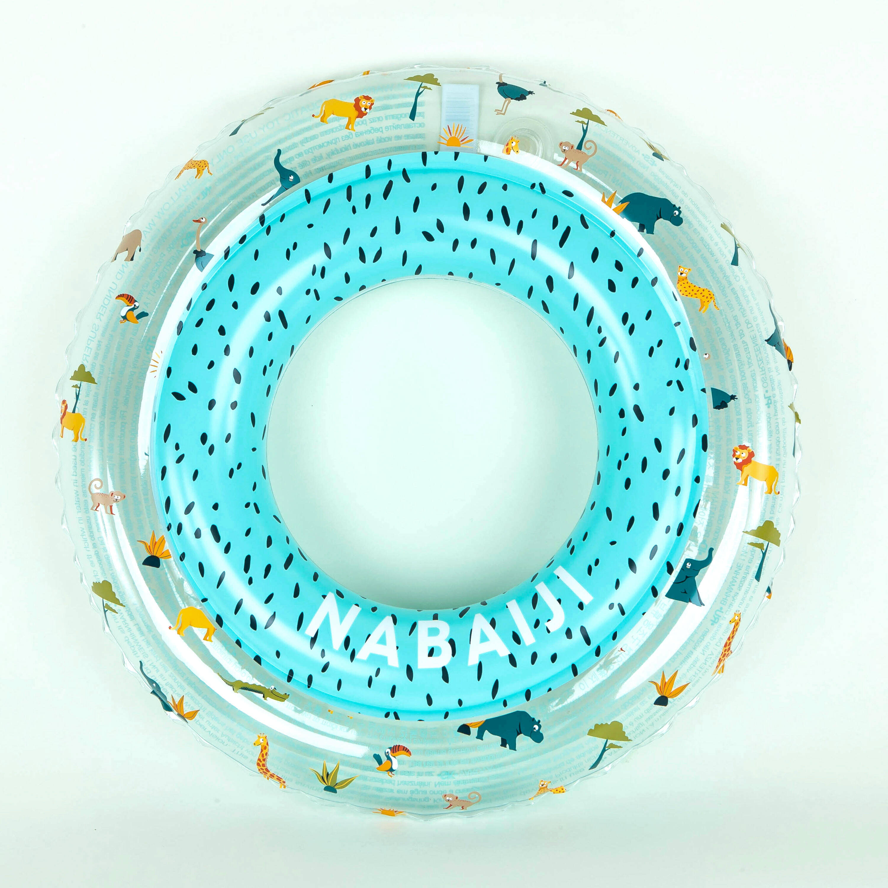 Inflatable Pool Ring 51 cm Fun & Durable Transparent Printed SAVANE -  2