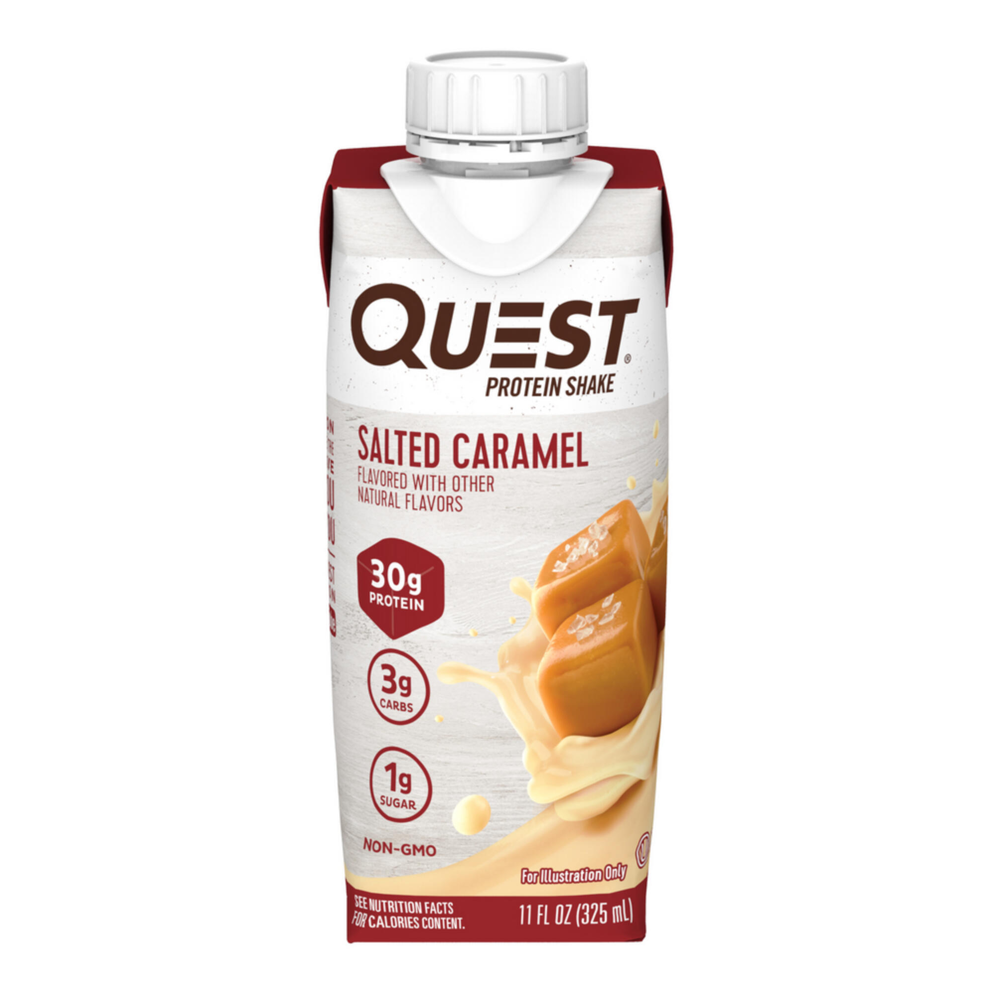 Quest protein shake salted caramel 325ml