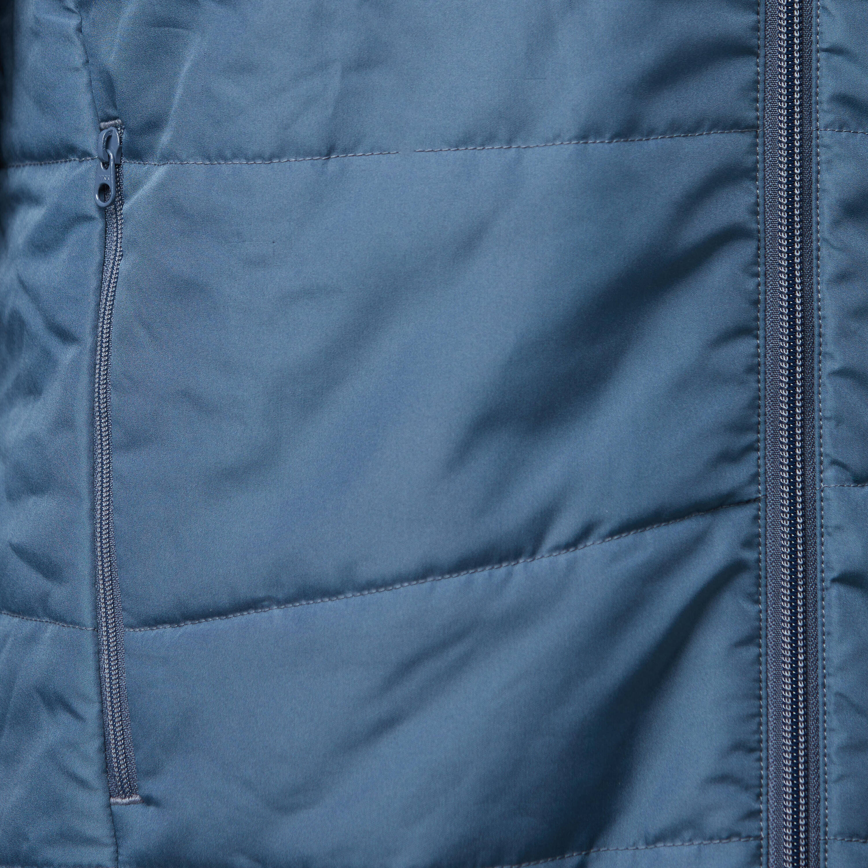 Men Puffer Jacket for Trekking - MT50 Grey -  4