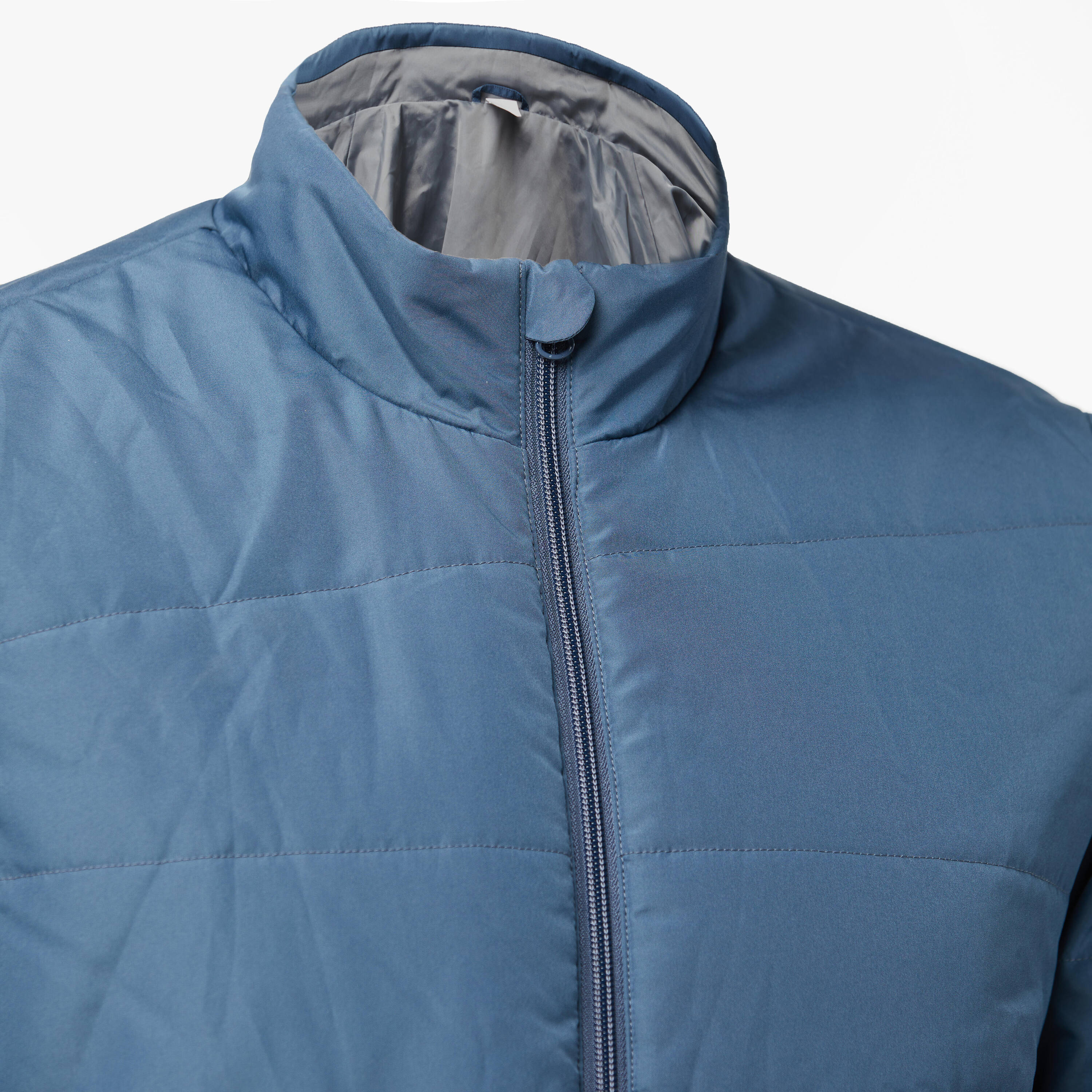 Men Puffer Jacket for Trekking - MT50 Grey -  5
