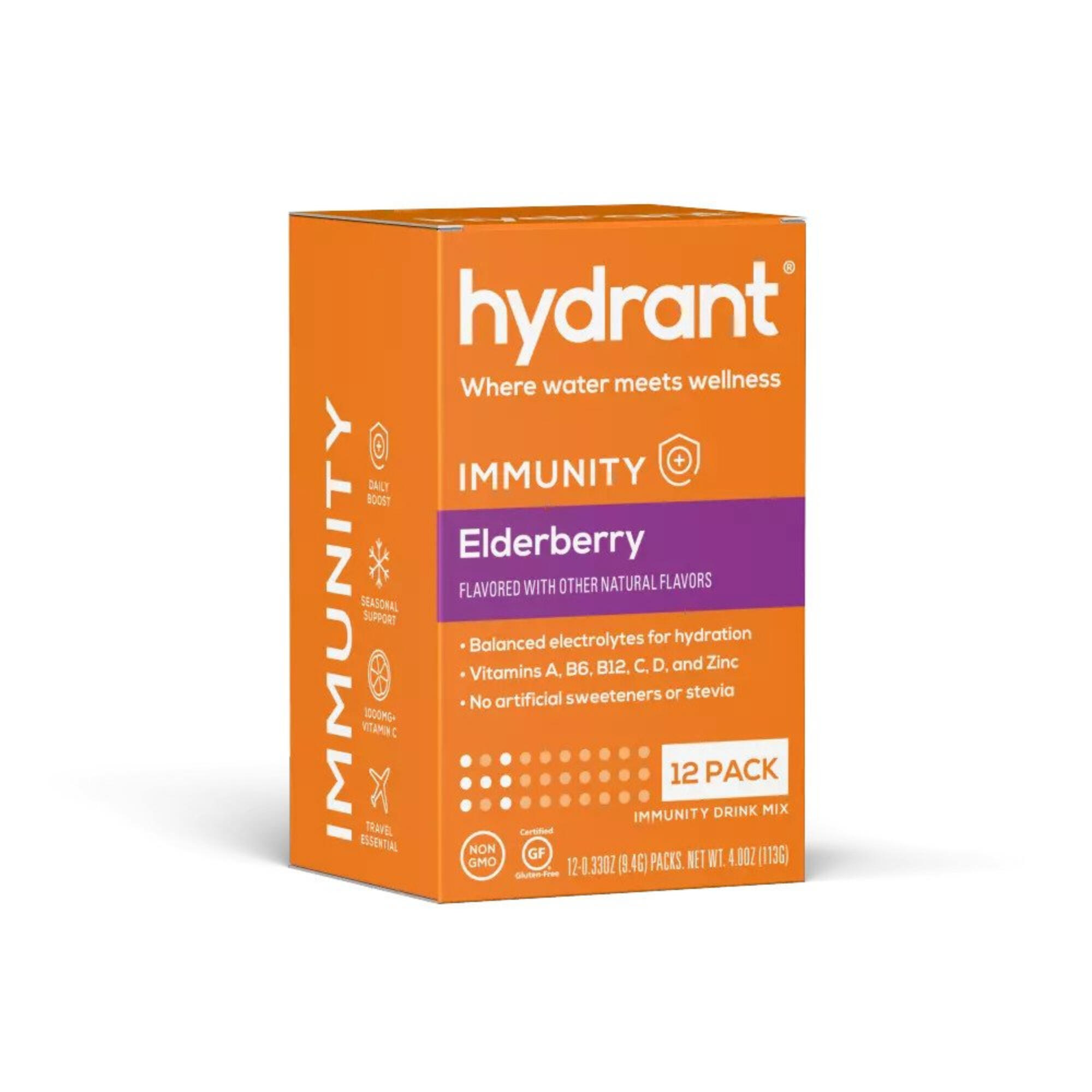 Hydrant Immunity Elderberry Electrolyte Drink