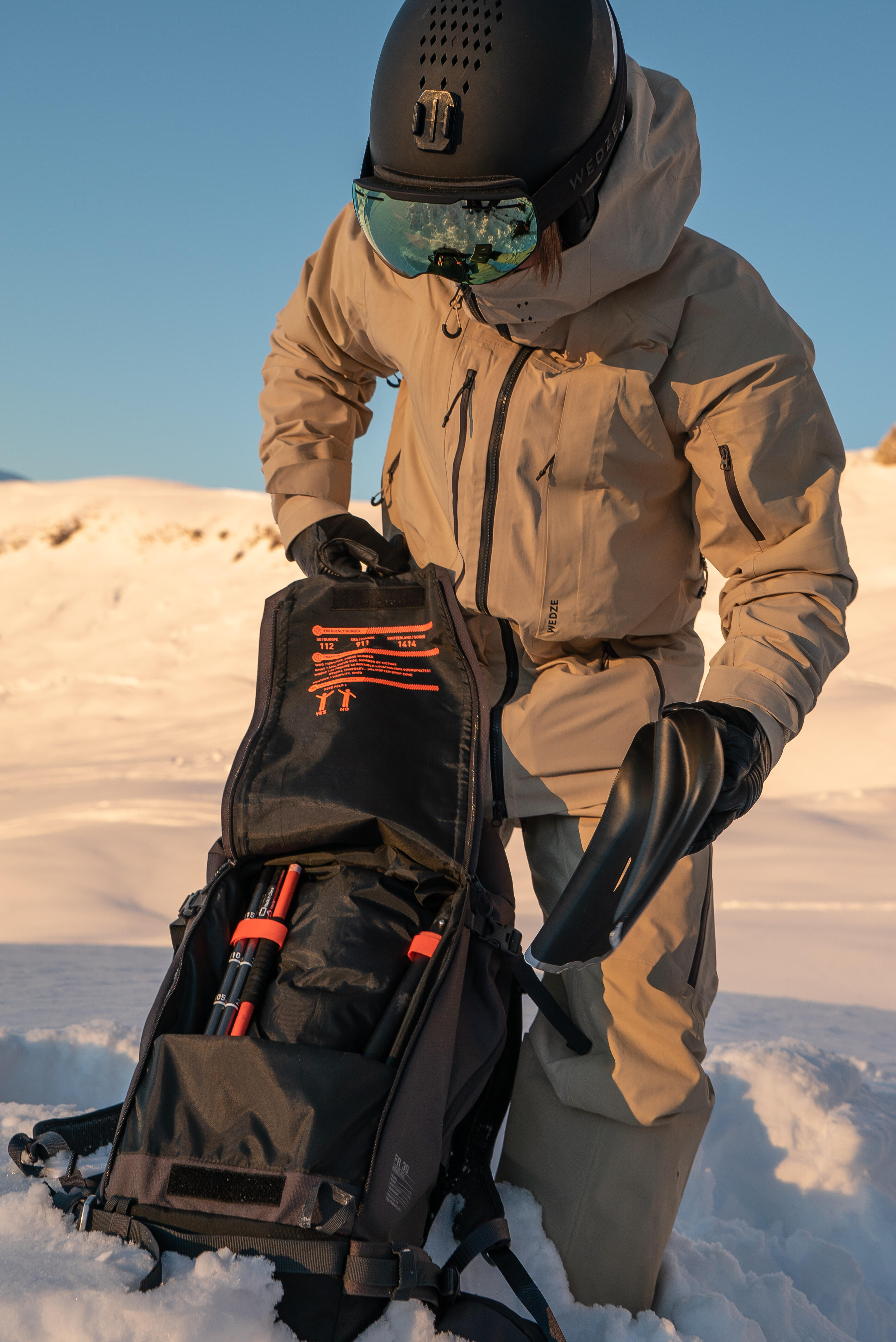 Plecak narciarski Wedze Airbag Freeride 30 l (bez naboju) 27/27