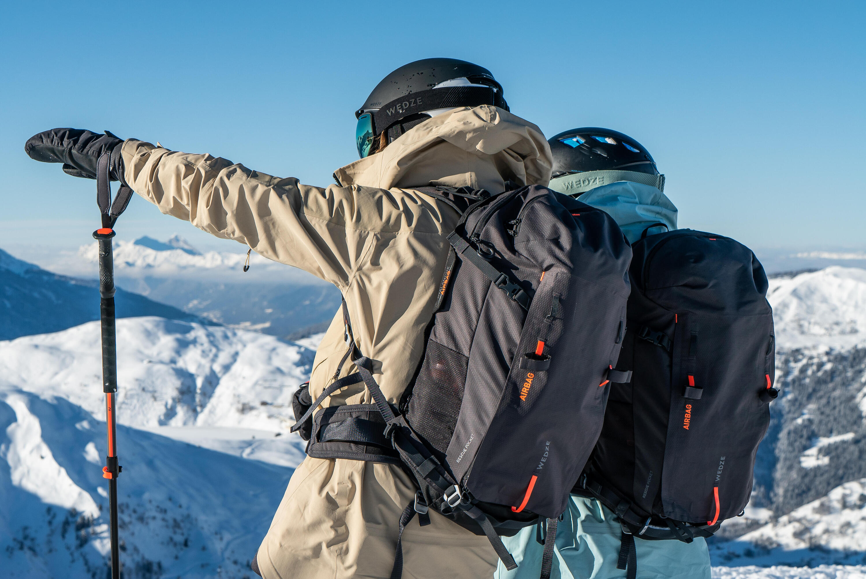 Plecak narciarski Wedze Airbag Freeride 30 l (bez naboju) 23/27