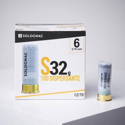 CARTOUCHE S100 32g DISPERSANTE CAL12/70 Pb N°6 X25
