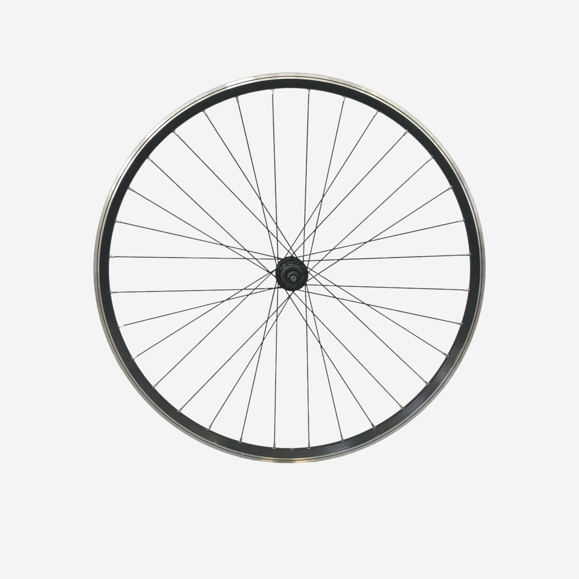 Roue 28 pouces arriere double parois v-brake cassette noir ld500 - ELOPS