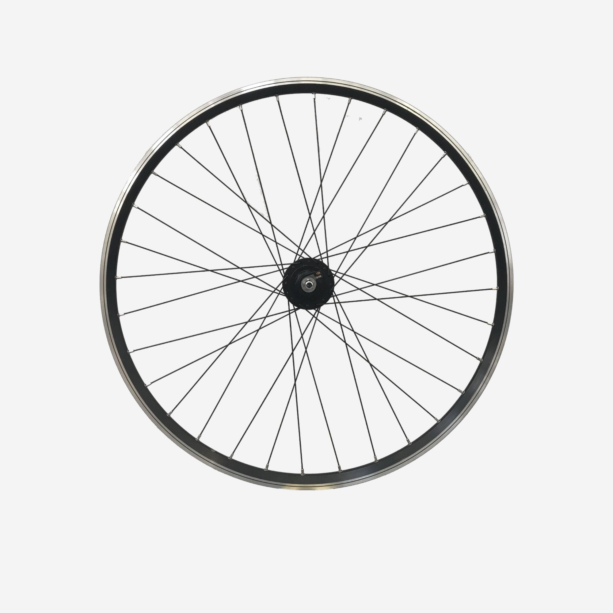 ELOPS Vorderrad 28 Zoll Hohlkammerfelge V-Brake Nabendynamo Shimano DH-C3000-1N LD 500 | 03583787338858 ELOPS Vorderrad 28 Zoll Hohlkammerfelge V-Brake Nabendynamo Shimano DH-C3000-1N LD 500 | 03583787338858
