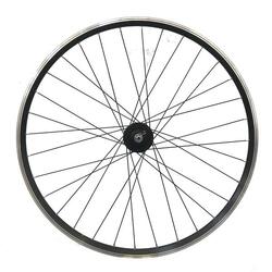 Front Wheel 28" Double-Walled Rim V-Brake Dynamo Hub DH-C3000-1N LD500 - Black