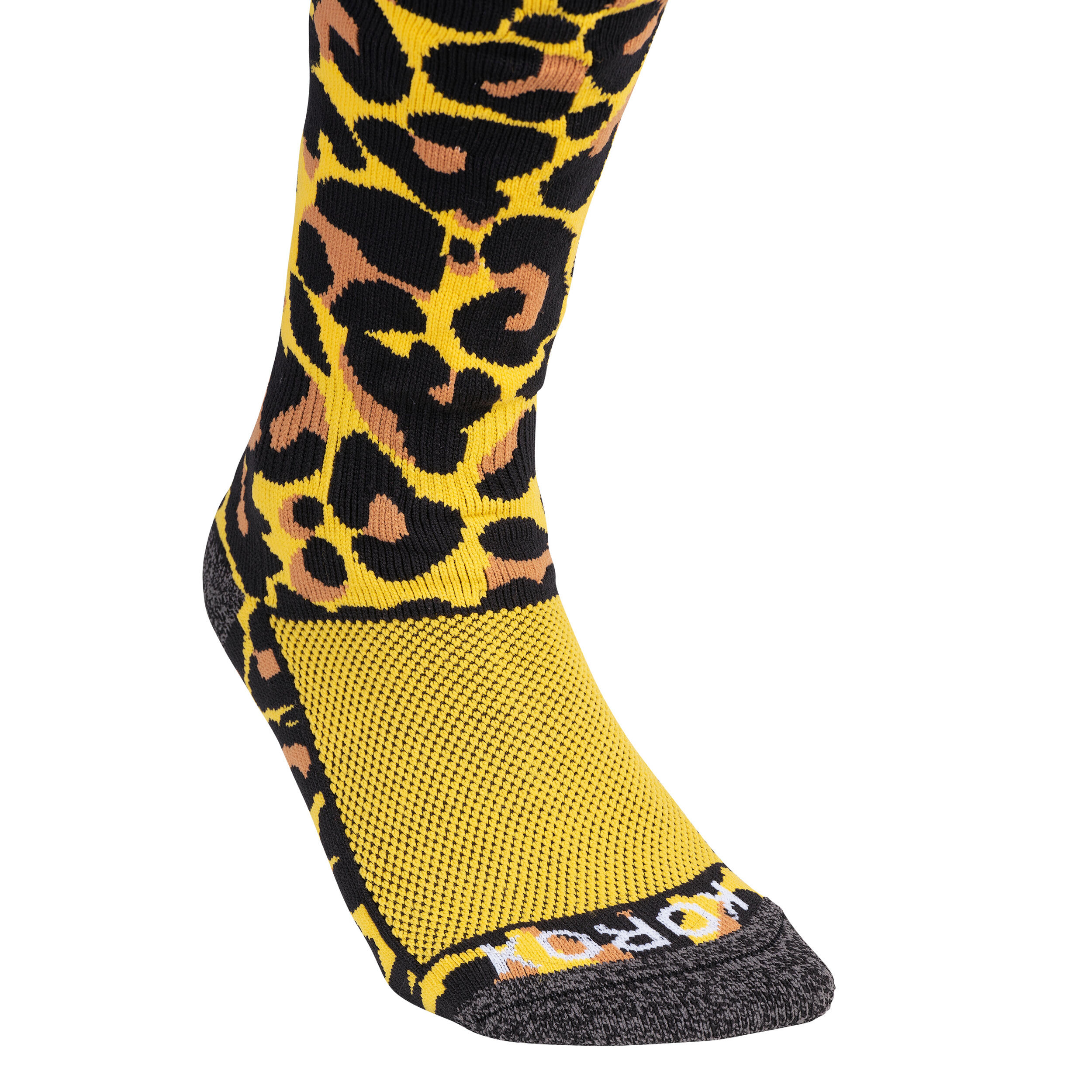 Kids'/Adult Field Hockey Socks FH500 - Leopard 4/4