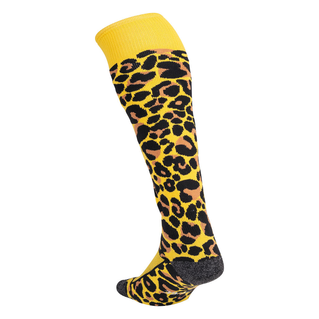 Ponožky FH500 na pozemný hokej pre deti a dospelých Leopard