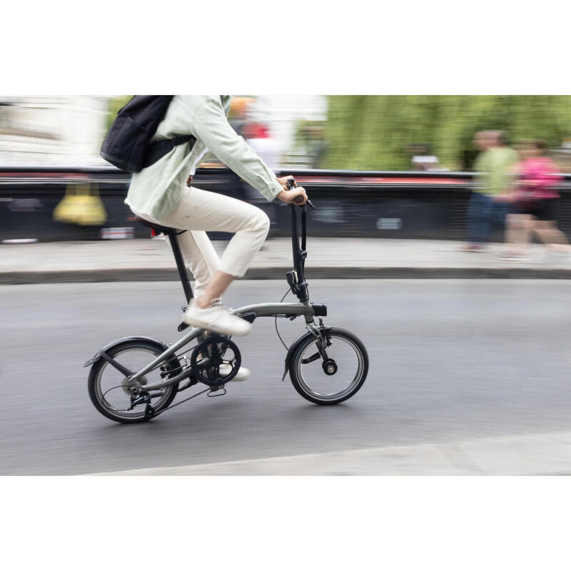 BICICLETĂ PLIABILĂ ULTRA COMPACTĂ FOLD LIGHT 1 SECUNDĂ BEJ