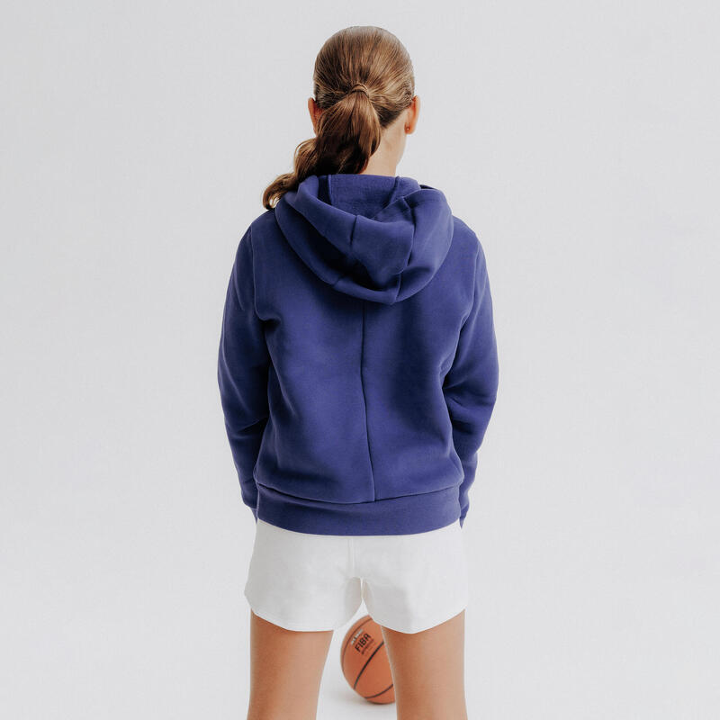 Sweat capuche Paris 2024 Enfant Bleu