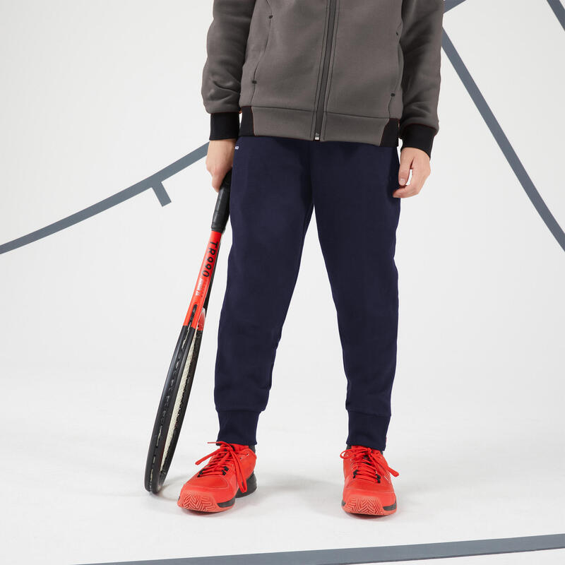 Pantalon thermique tennis 500 enfant BLEU MARINE