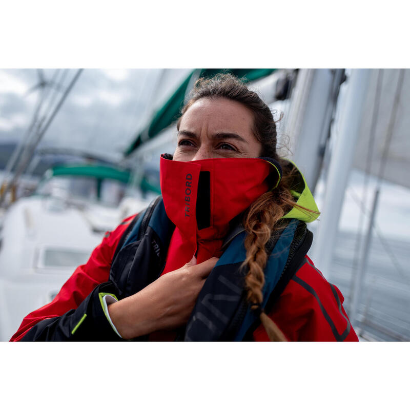 Dámská bunda na jachting Offshore 900 červená